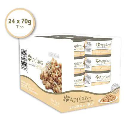 Applaws Cat Tin Senior Chicken - 70g, case of 24