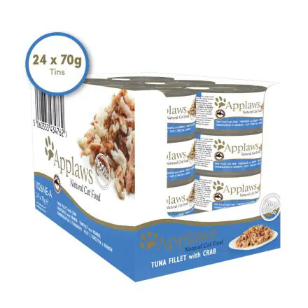 Applaws Cat Tin Tuna & Crab - 70g, case of 24