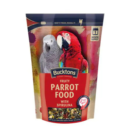 Bucktons Parrot food with Spirulina 1.5kg - 1.5kg