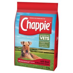 Chappie Dog Complete Dry with Beef & Wholegrain Cereal - 3kg