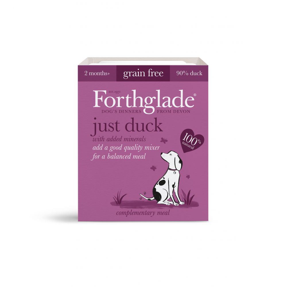 Forthglade Just Duck Grain Free - 395g, case of 18