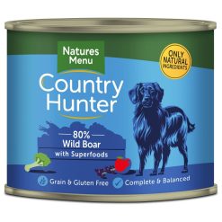 Country Hunter 80% Wild Boar with Superfoods - 600g, case of 6