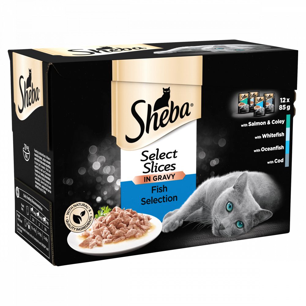 Sheba Pouches Select Slices 12 x 85g