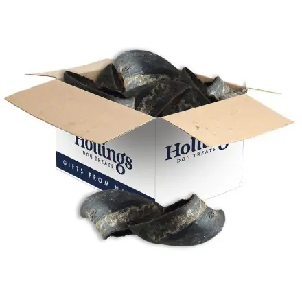 Hollings Filled Hooves Dog Treats Bulk Box - 25s