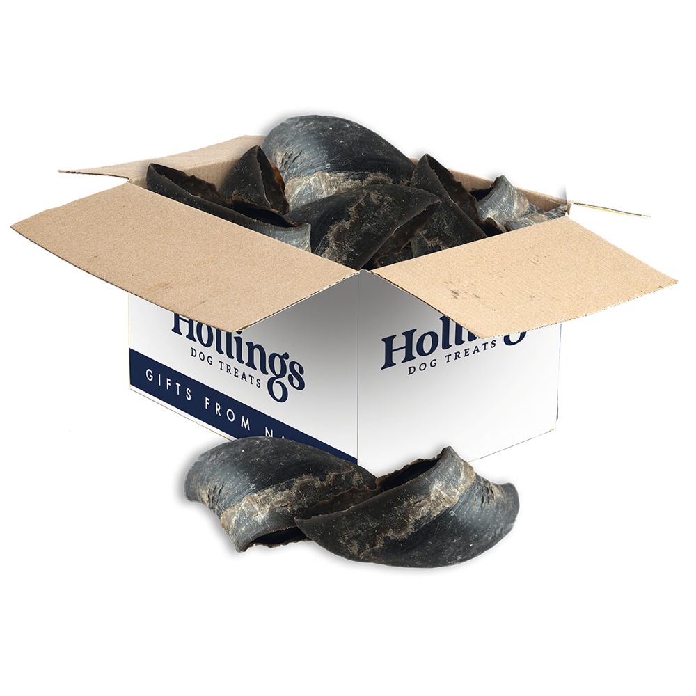 Hollings Filled Hooves Dog Treats Bulk Box - 25s