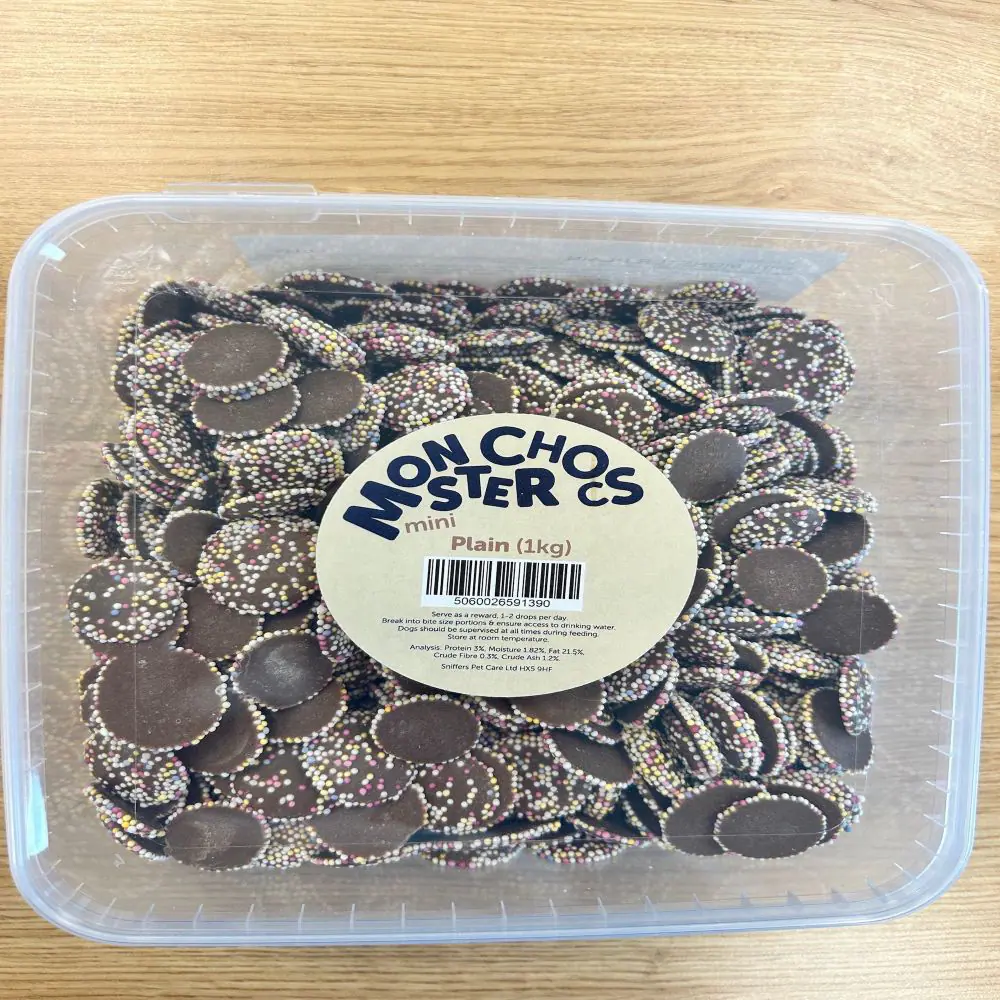 Monster Mini Disc Plain Chocolate - 1kg