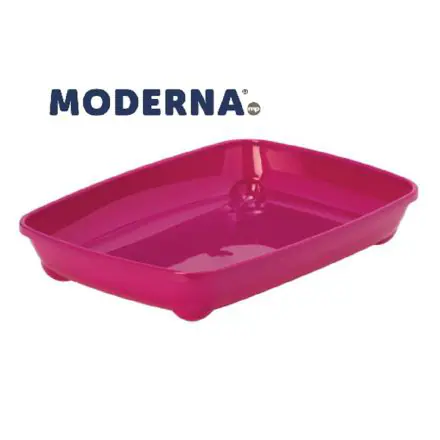 Moderna Cat Litter Tray Hot Pink Various Sizes