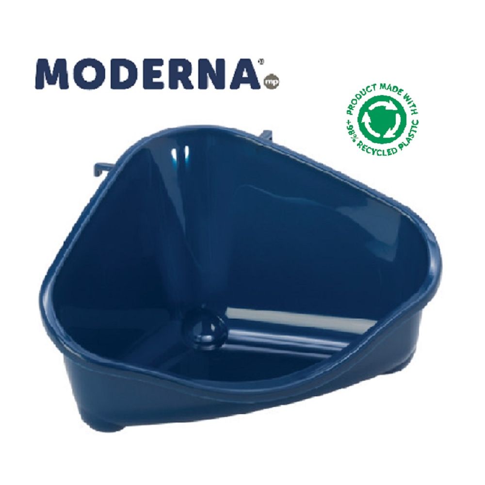 Corner litter sales pan