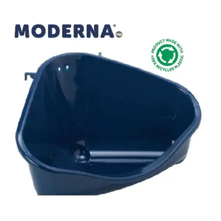 Moderna Corner Litter Pan Small Blue Berry - 35cm