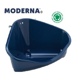 Moderna Corner Litter Pan Large Blue Berry - 49cm