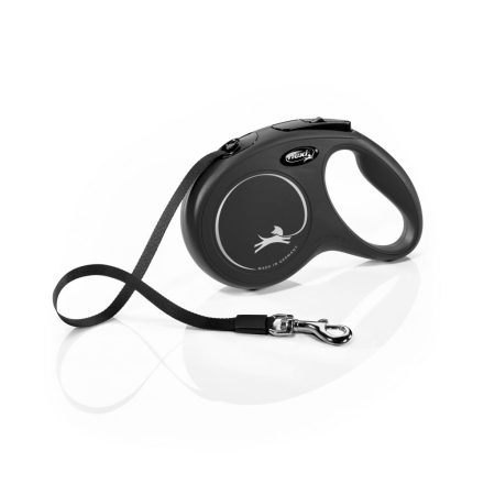 flexi New Classic M Tape 5 m, black - Medium