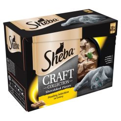 Sheba Craft Cat Pouches Poultry Selection in Gravy 12pk - 85g