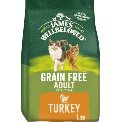JAMES WELLBELOVED Cat Adult No Cereals Turkey & Veg - 1.5kg