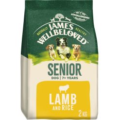 James Wellbeloved Senior Complete Dry Dog Food Lamb & Rice - 2kg