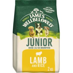 James Wellbeloved Junior Dry Dog Food Lamb & Rice Various Sizes
