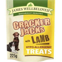James Wellbeloved Lamb Crackerjacks Dog Treats - 225g