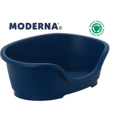 Moderna Domus Plastic Dog Bed No2 Blue - 50cm
