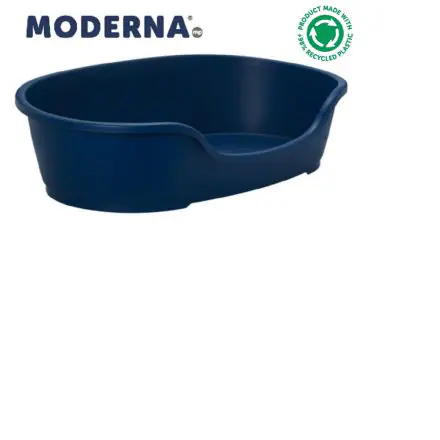 Moderna Plastic Dog Bed No5 Blue Berry - 80cm