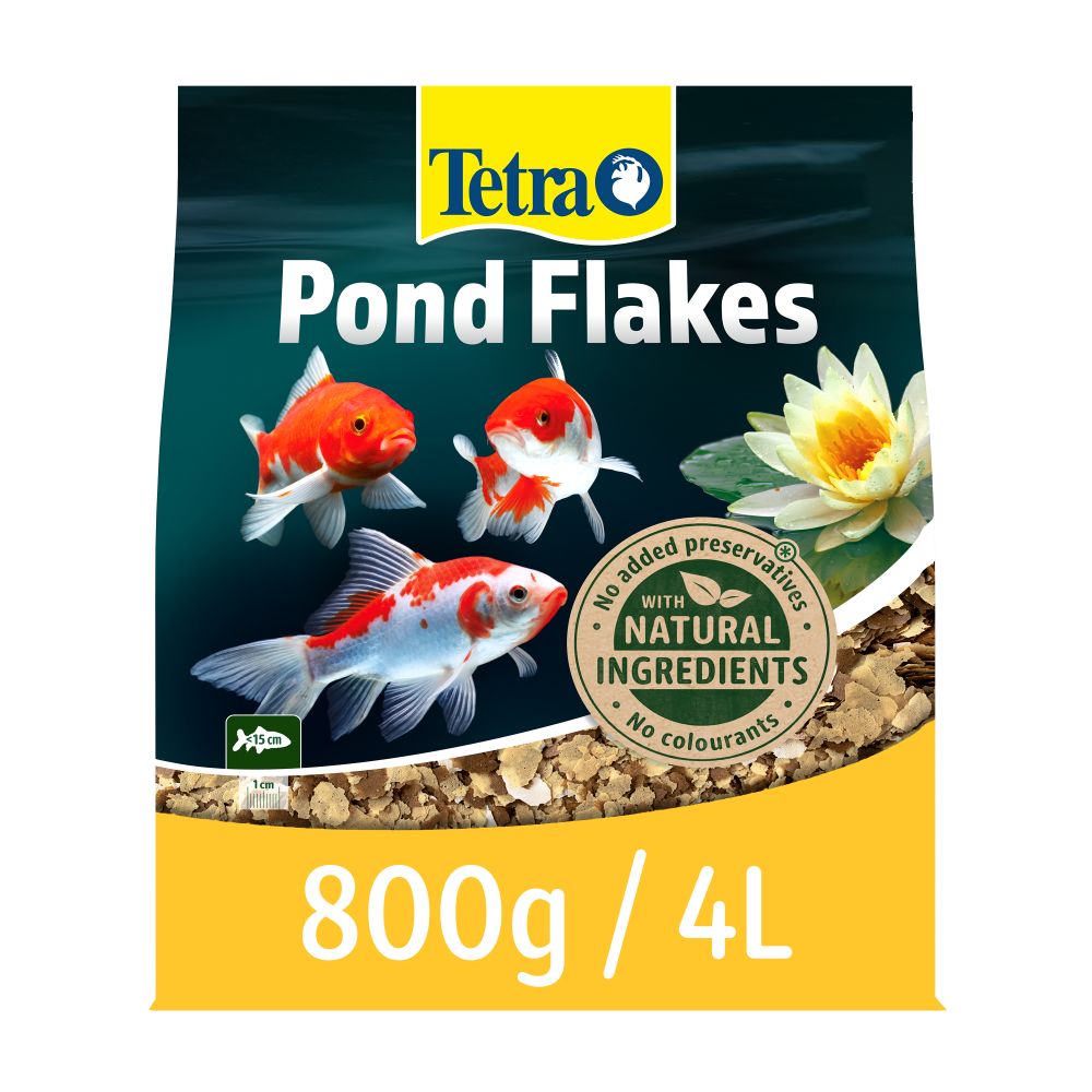 Tetra Pond Fish Food Flakes Various Sizes