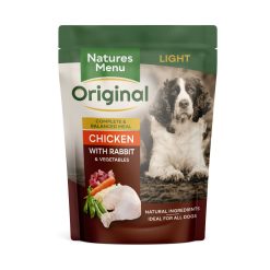 Natures Menu Original Light Chicken with Rabbit & Vegetables - 300g, case of 8