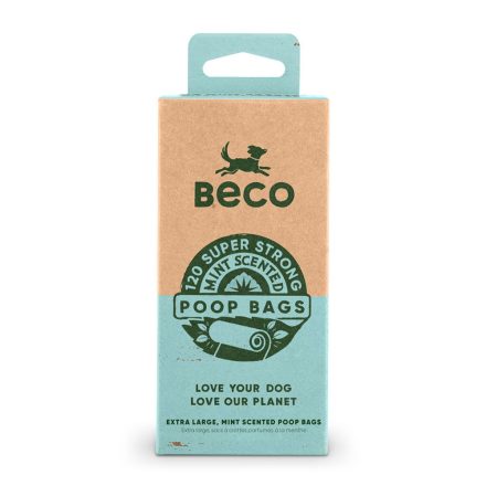 Beco Poop Bags, Mint Scented, 120 Pack - 120s