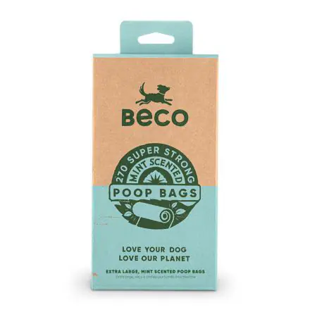 Beco Poop Bags, Mint Scented, 270 Pack - 270s