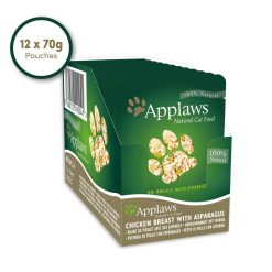 Applaws Cat Pouch Chicken with Asparagus 12pk - 70g