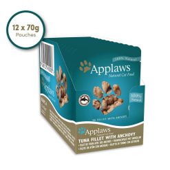 Applaws Cat Pouch Tuna with Whole Anchovy 12pk - 70g