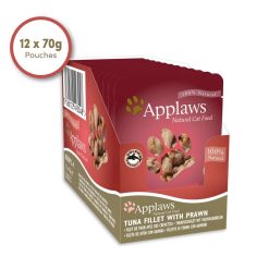 Applaws Cat Pouch Tuna with Pacific Prawn 12pk - 70g