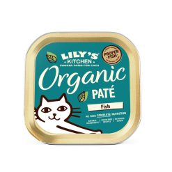 Lily's Kitchen Cat Organic Fish Pate - 85g, case of 19