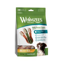 WHIMZEES Toothbrush Daily Dental Dog Chew Value Bag Various Sizes