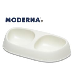 Moderna Sensibowl Double 2 x 200ml White - 400ml