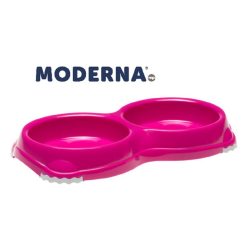 Moderna Smarty Bowl Double 2 x 200ml Hot Pink - 400ml
