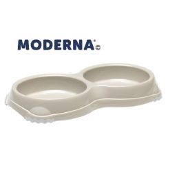 Moderna Smarty Bowl Double 2 x 200ml Warm Grey - 400ml