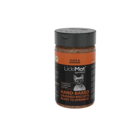 Lickimat Dog Sprinkles Duck & Orange - 150gm