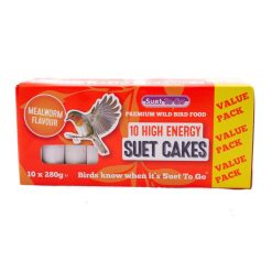 Suet To Go Mealworm Suet Cakes - 10 Pack Value - 10 pack