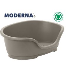 Moderna Plastic Dog Bed No2 Warm Grey - 50cm