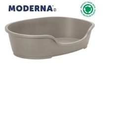 Moderna Plastic Dog Bed No4 Warm Grey - 70cm