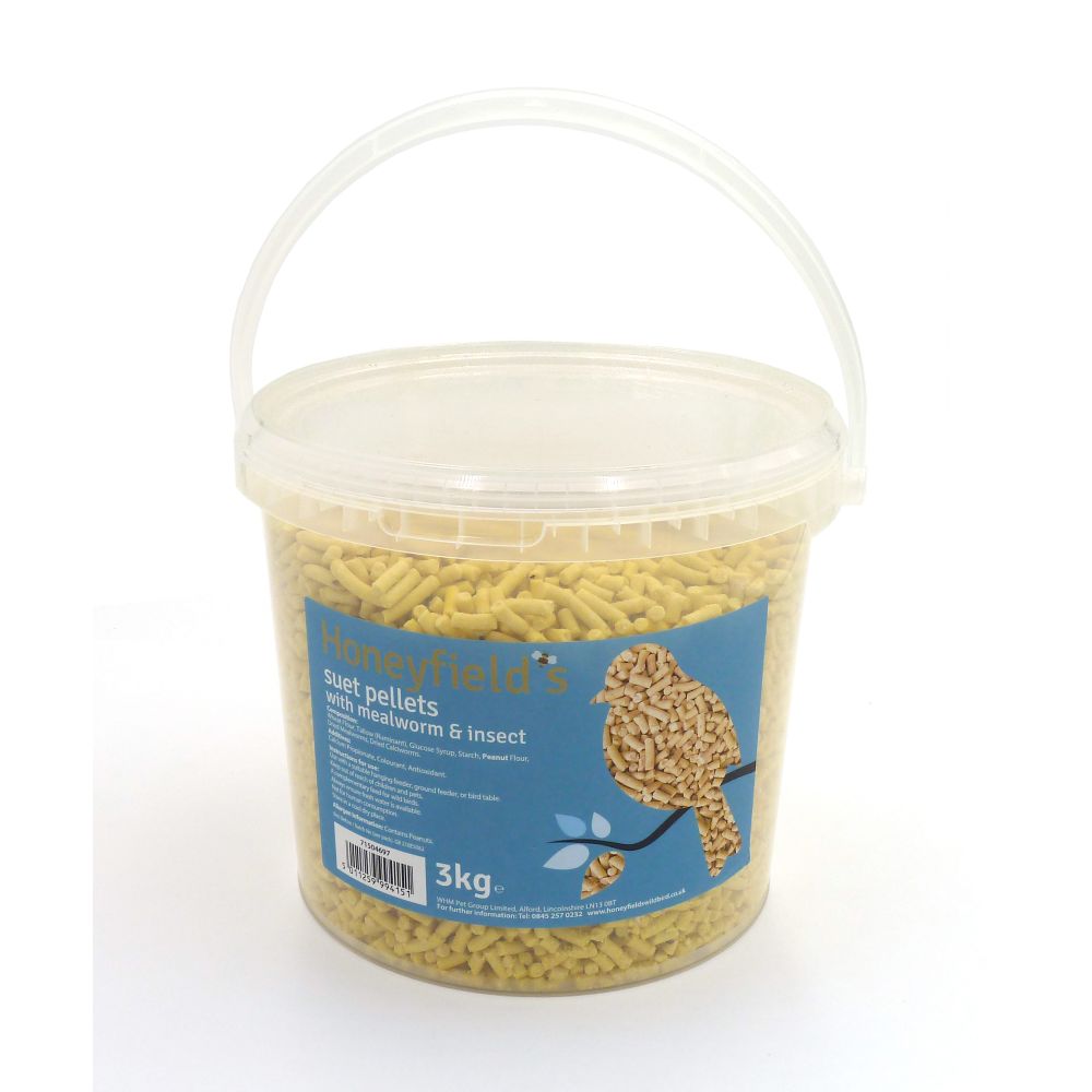Honeyfield's Suet Pellets - Insect & Mealworm Various Sizes