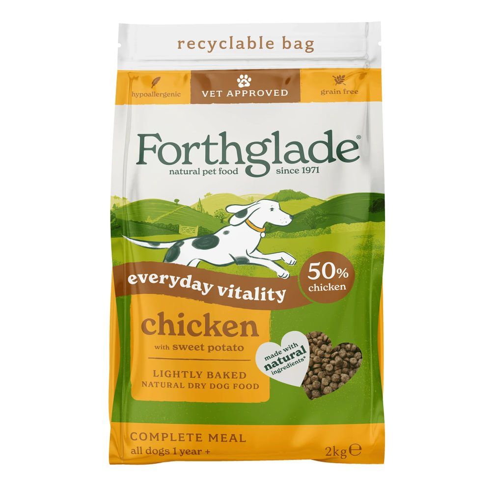Forthglade Complete Meal Lightly Baked Chicken Various Sizes