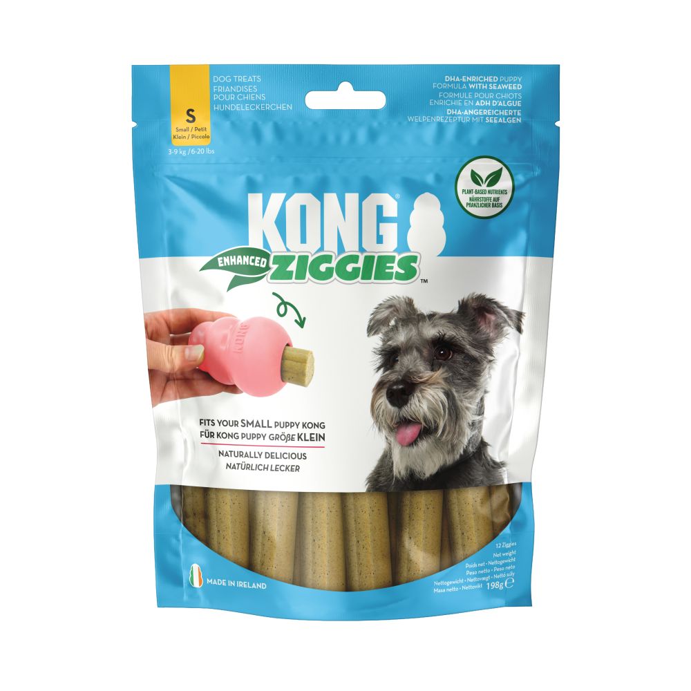 KONG Ziggies Enhanced Puppy Various Sizes