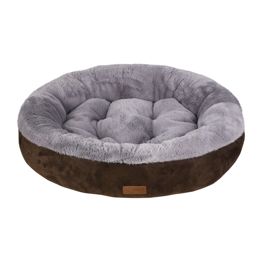 Dubex Ottoman Oval Dog Bed Green & Grey Various Sizes