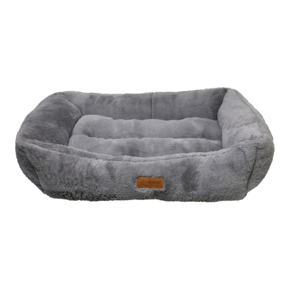 Dubex Brownie Rectangle Grey Dog Bed Various Sizes
