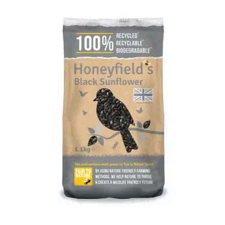Honeyfields Black Sunflower Seed - 1.1kg
