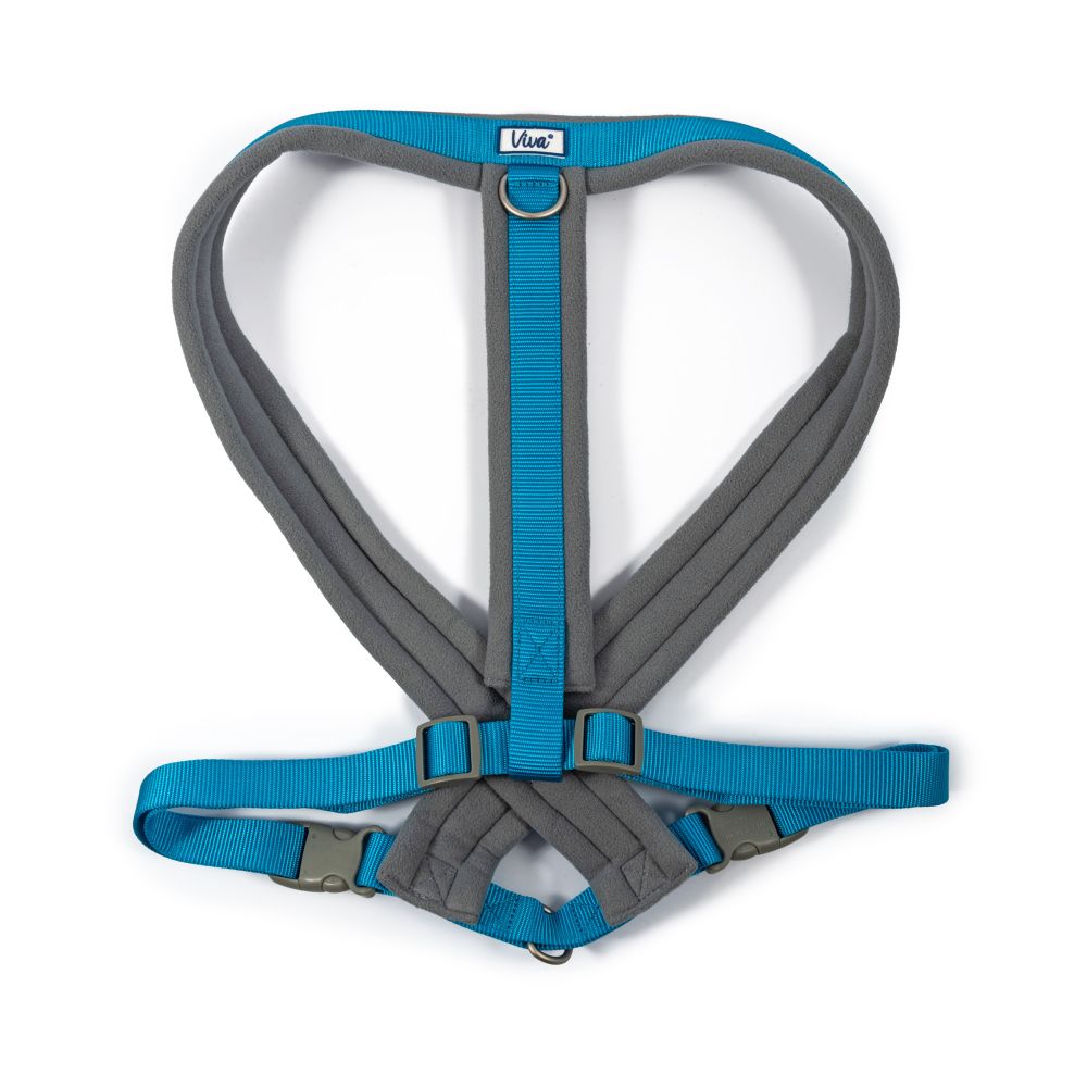 Ancol Padded Harness Blue Xxlarge - 97-130cm