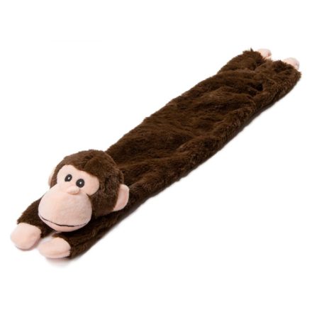 Animate Brown Monkey Stuffed Head Dog Toy
