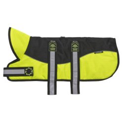Animate Reflective Black/Hi-Viz Padded Harness Coat  22" (56cm) - 22 inches