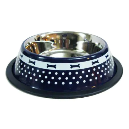 Ankur Non Skid Collar&paw Print Bowl - 24oz