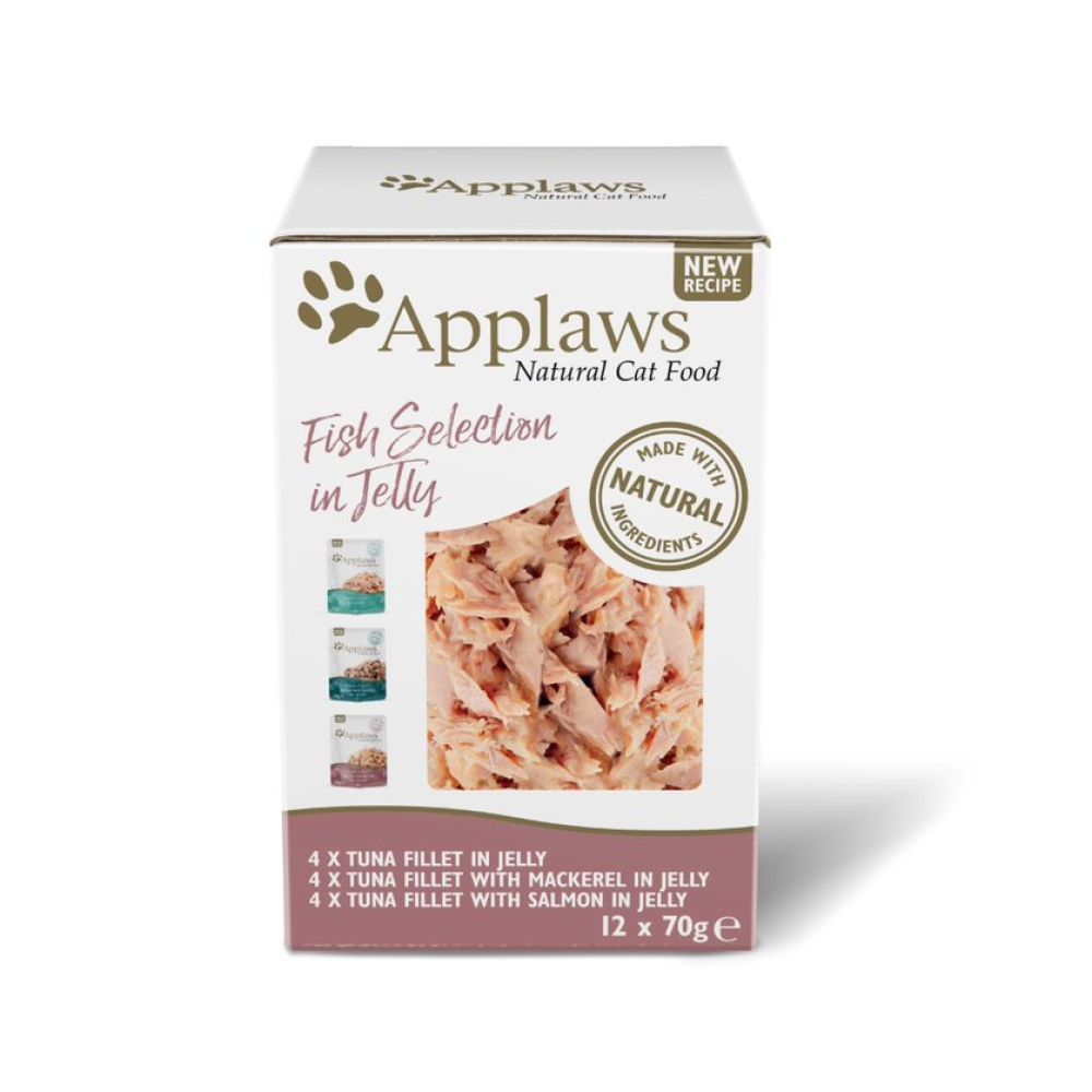 Applaws Cat Pouch Fish Selection in Jelly Multipack - 70g