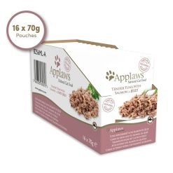 Applaws Cat Pouch Jelly Tuna & Salmon - 70g, case of 16